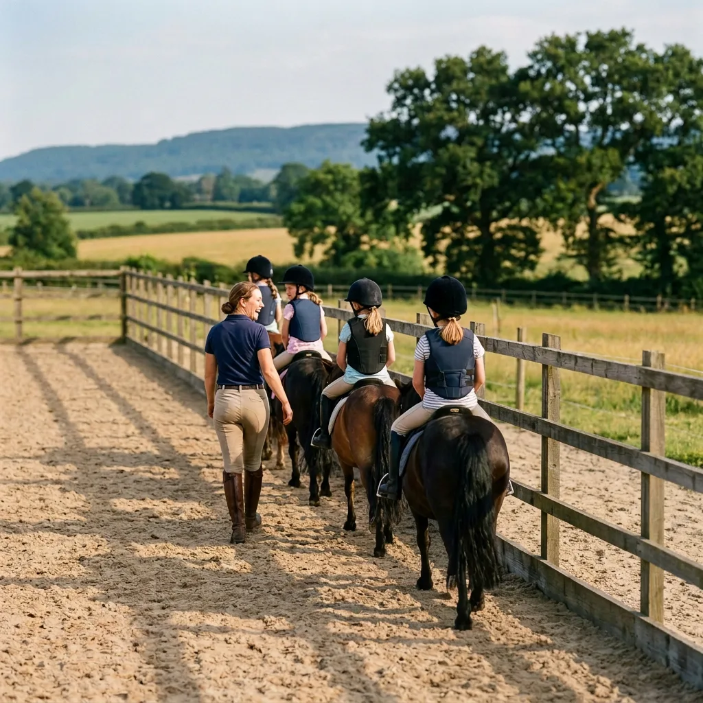 Cours de poney à Labalme, Ain